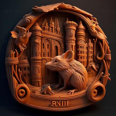 3D model Ratropolis game (STL)